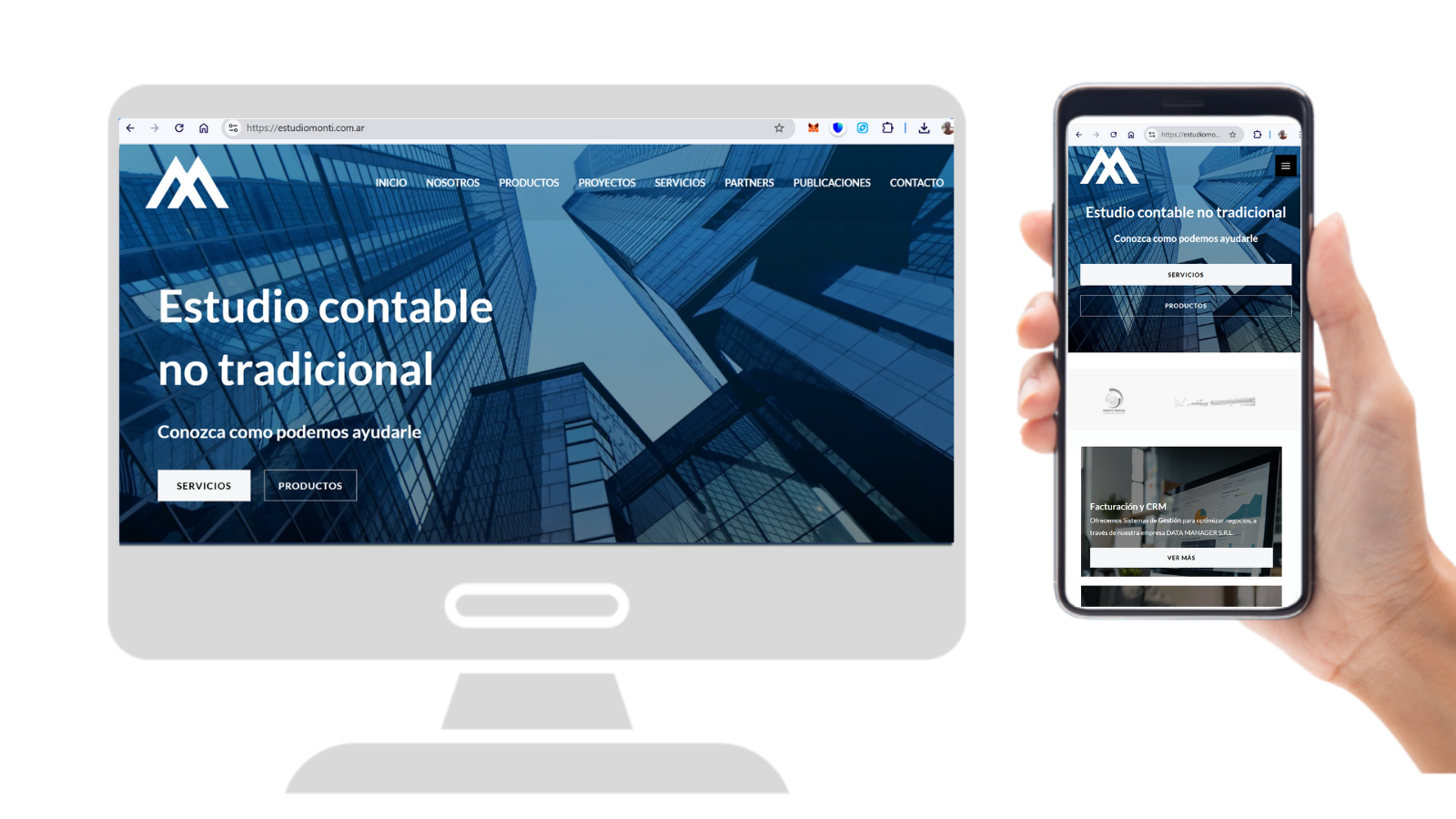 Sitio Web Estudio Monti